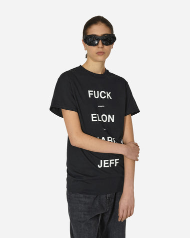 AAR Fuck Elon Tee Black T-Shirts Shortsleeve AARSJELON 001