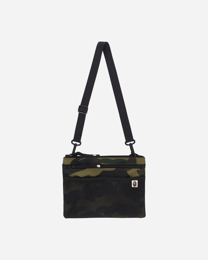 A Bathing Ape 1St Camo Cordura  Sacoche M Green Bags and Backpacks Shoulder Bags 1K30190001 GREEN