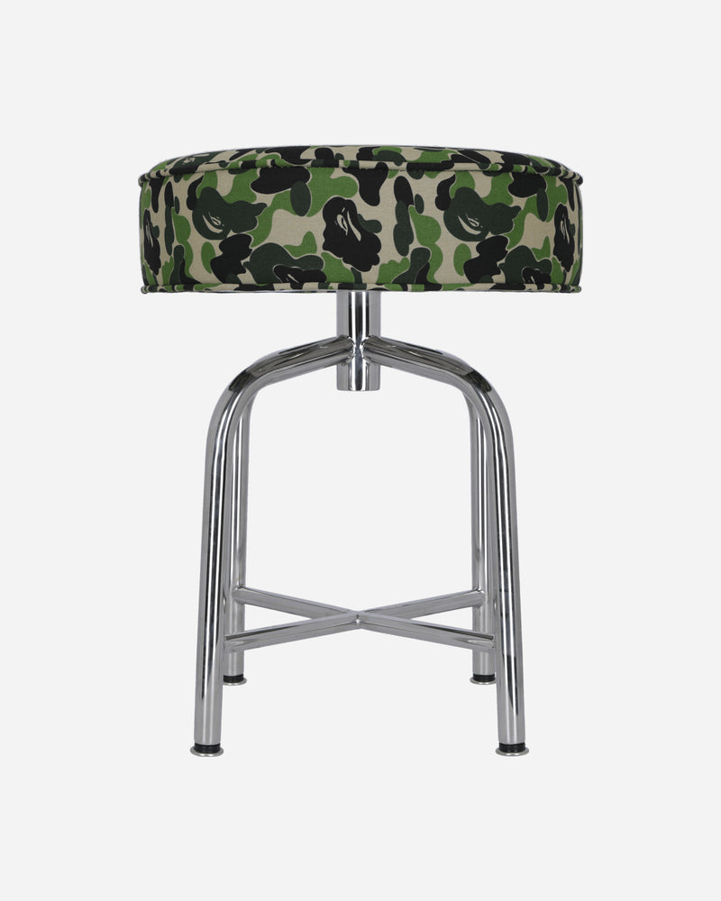 A Bathing Ape Abc Camo Cafe Stool M Green Small Furniture Stools 1K30192009 GREEN
