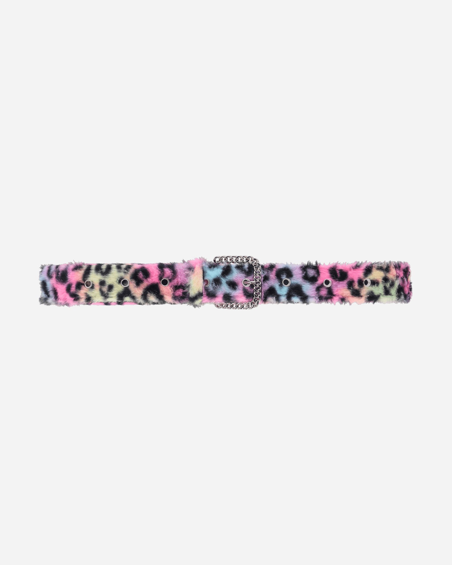 AFB Fur Belt LEOPARD MIX Belts Belt AFB-FB LPDMX