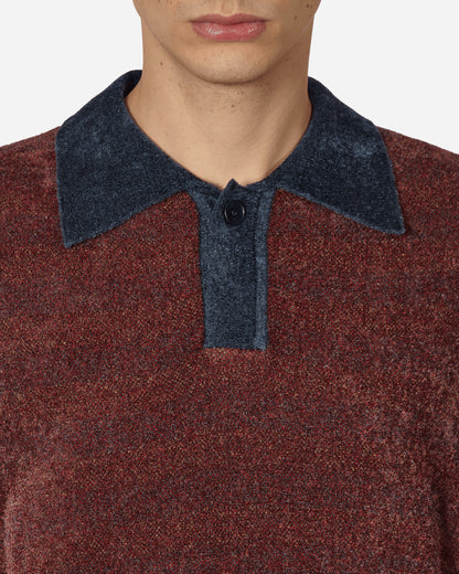 AMOMENTO Jacquard Collar Knit Mix T-Shirts Polo AM24SSM07KN MIX