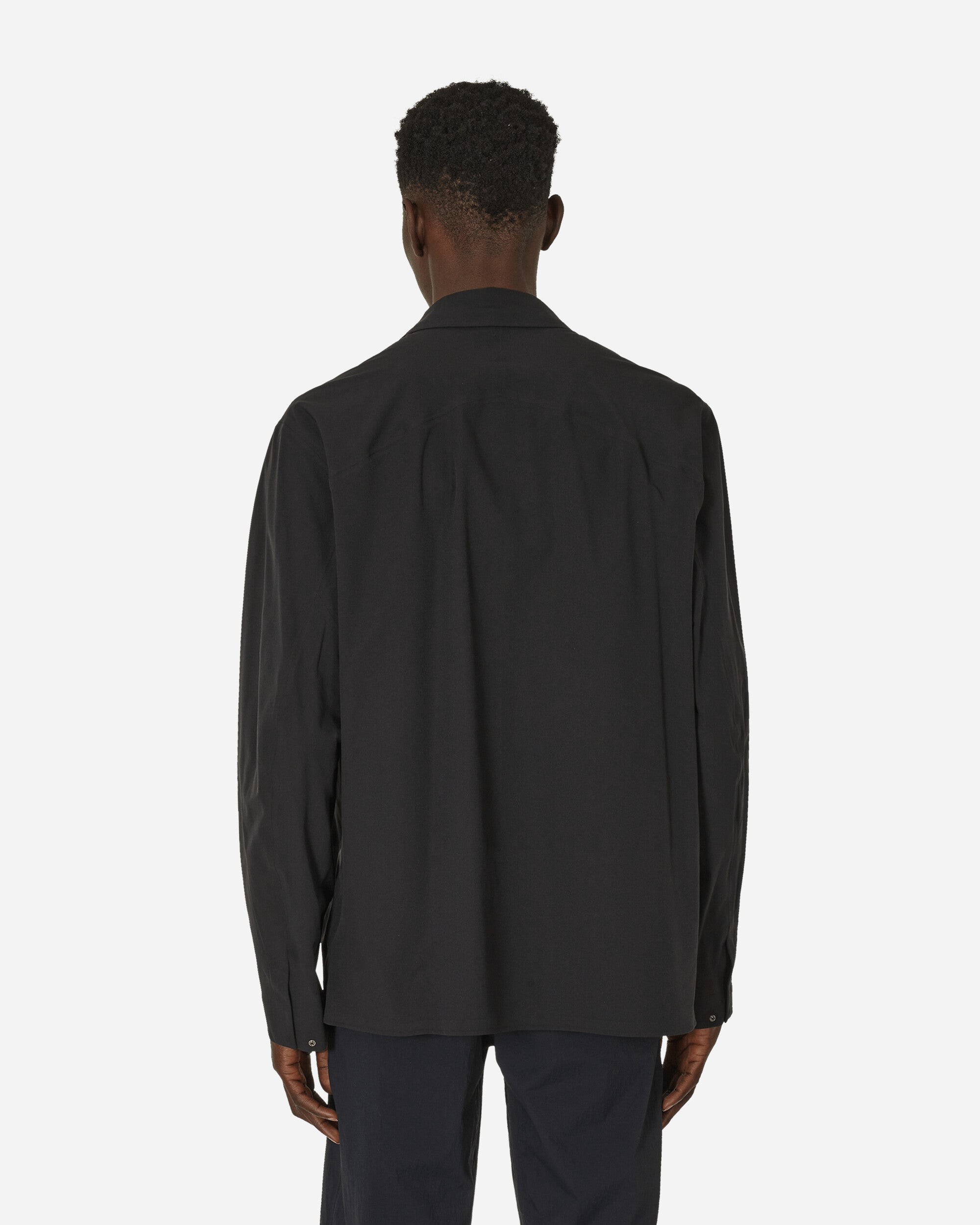 Arc'teryx Veilance Field Ls Shirt M Black Shirts Longsleeve Shirt X000006414 BLACK