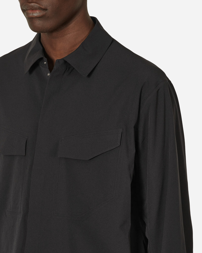 Arc'teryx Veilance Field Ls Shirt M Black Shirts Longsleeve Shirt X000006414 BLACK