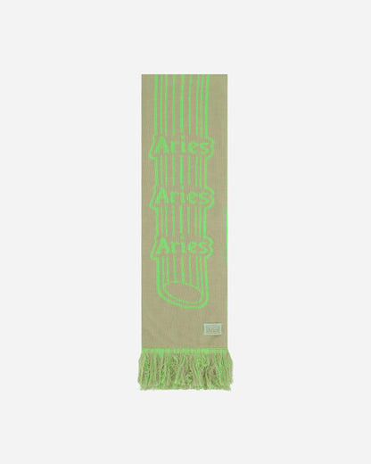 Aries Column Scarf Fluoro Green Gloves and Scarves Scarves and Warmneck AR9010702 GRN