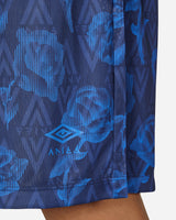 Aries Roses Football Shorts Blue Shorts Short UM3000003 BLU