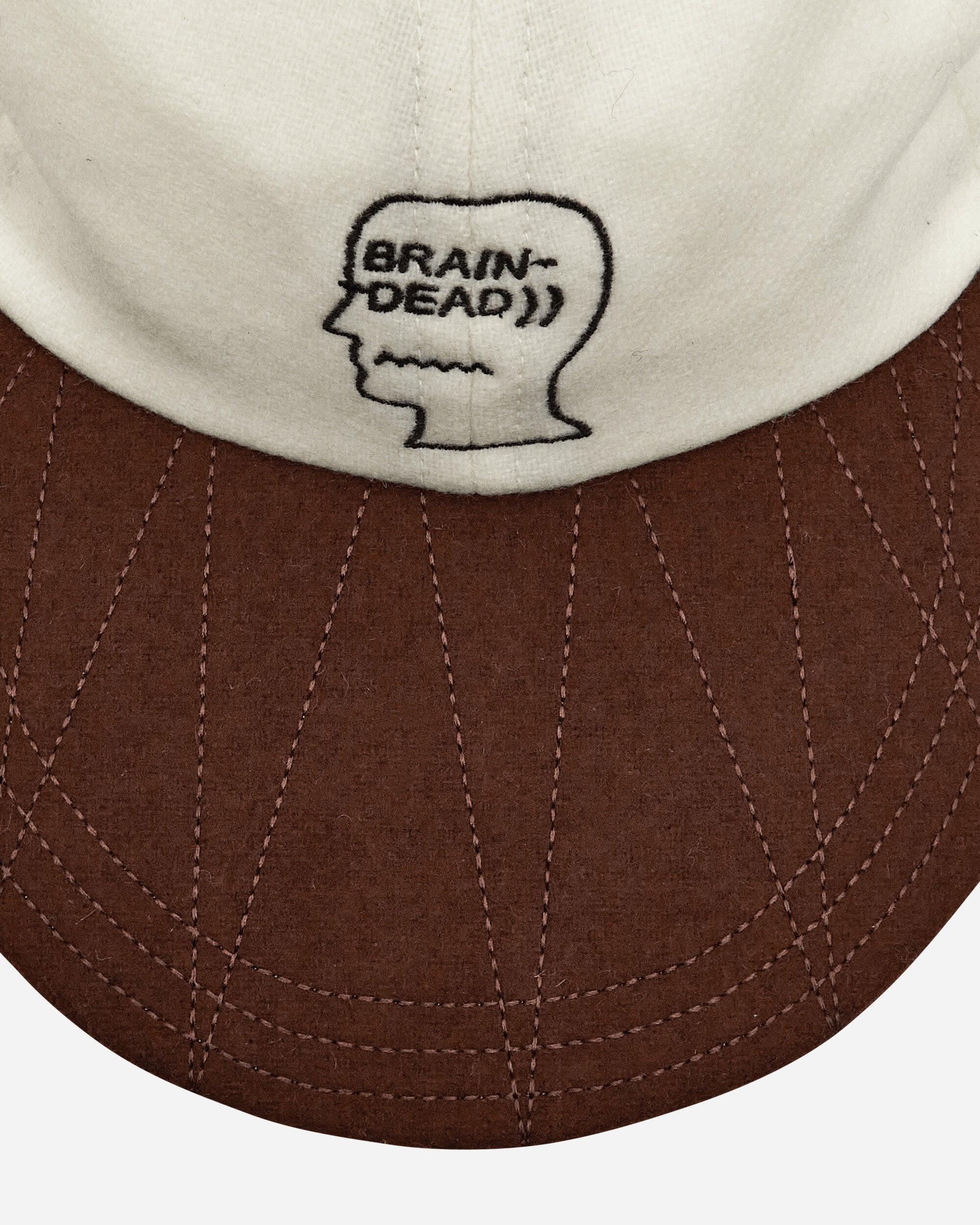 Brain Dead Flannel Spring Training Hat Cream Hats Caps H01003787WH CREM