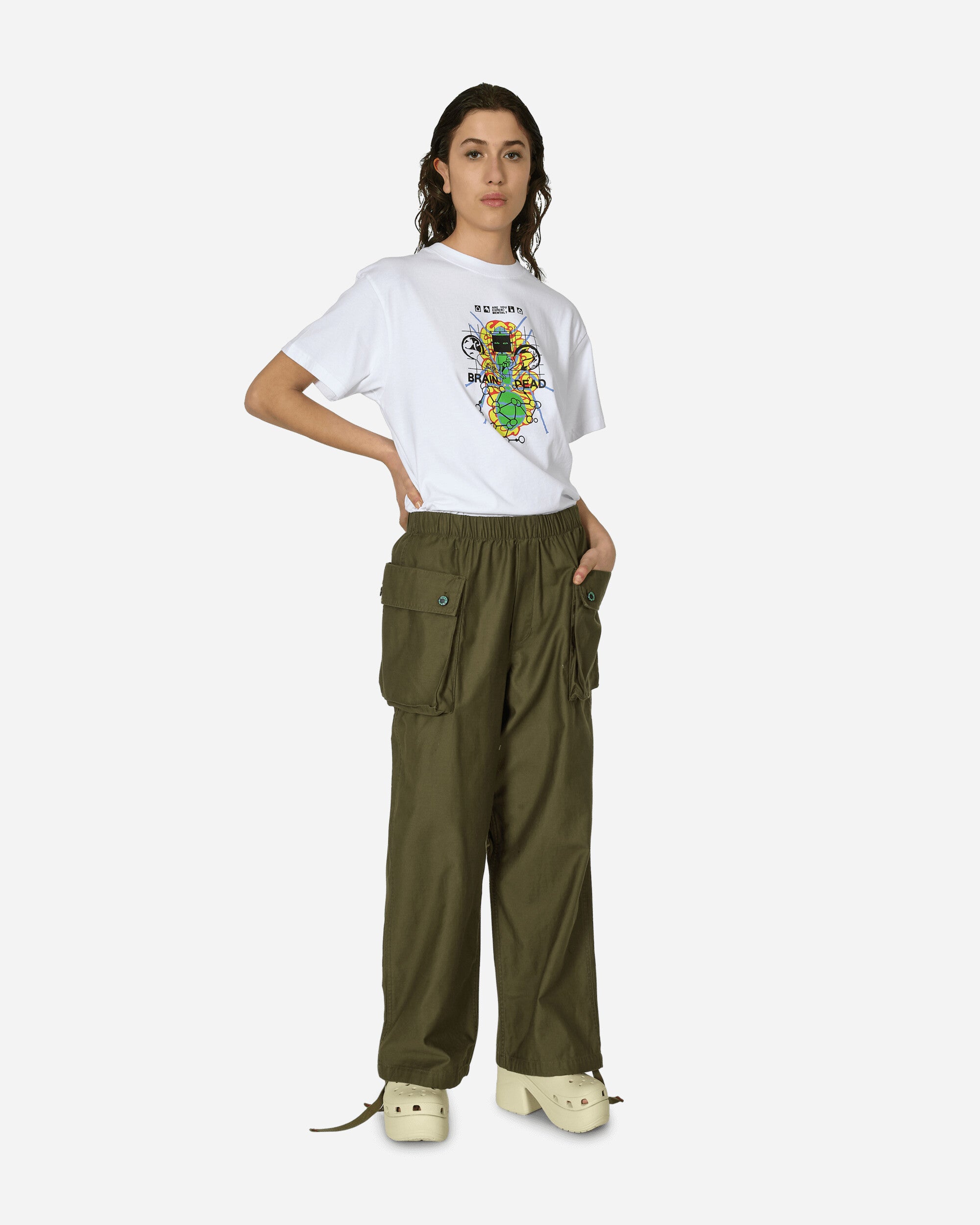 Brain Dead Military Cloth P44 Jungle Pant Olive Pants Casual B04003670GR OLIVE