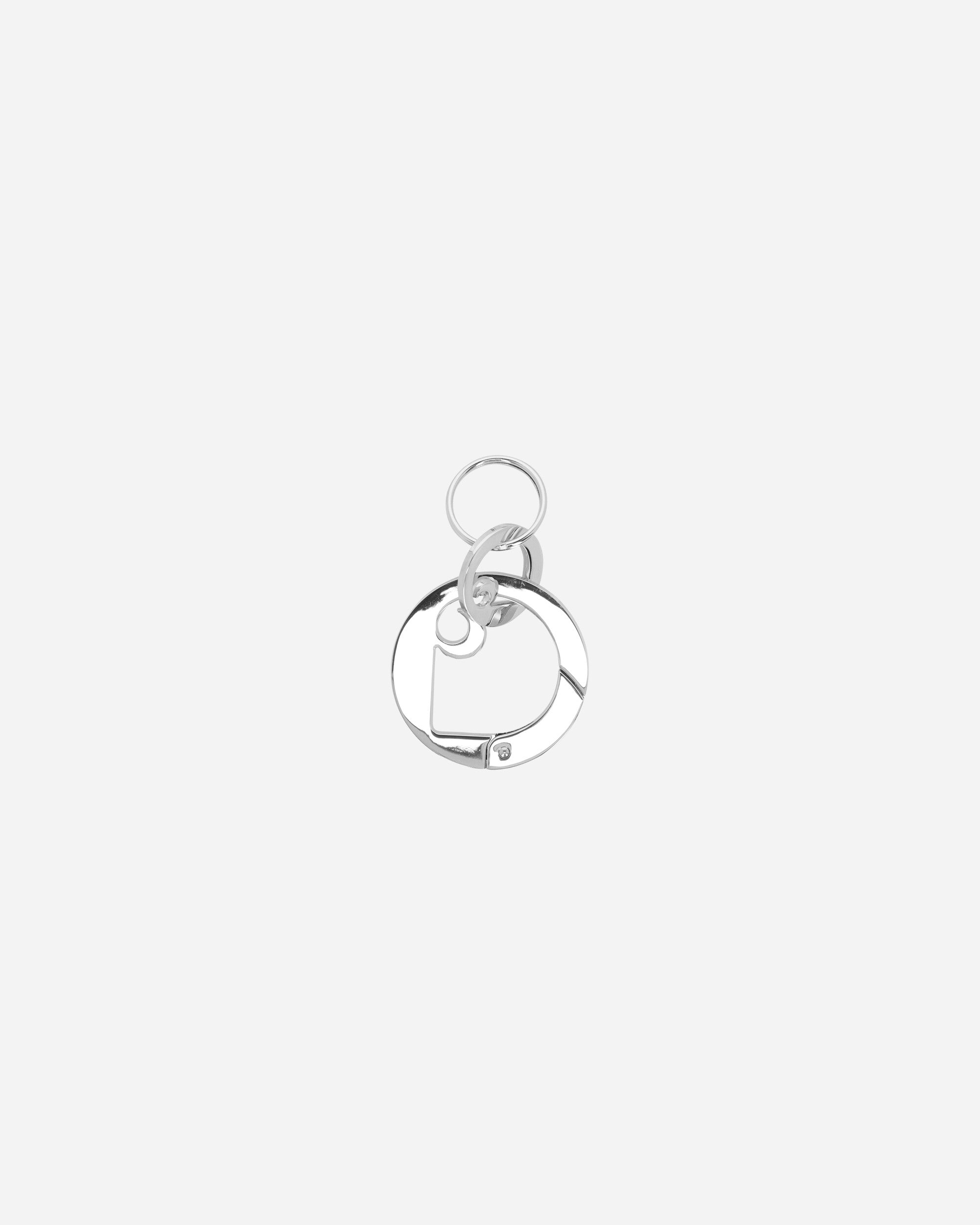 Carhartt WIP Charms Carabiner Keychain Silver Small Accessories Keychains I034579 95XX