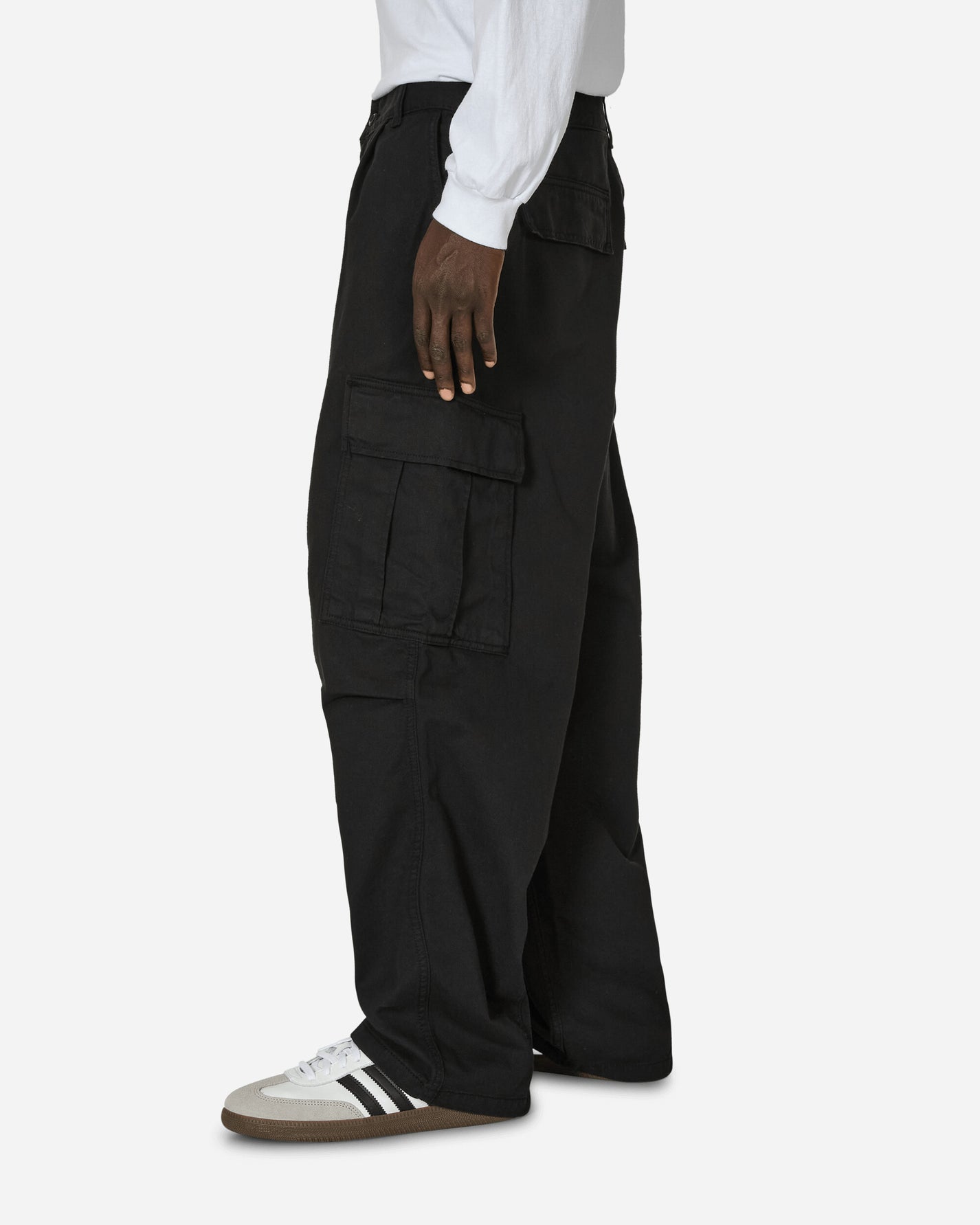 Carhartt WIP Cole Cargo Pant Black Garment Dyed Pants Cargo I031218 89GD