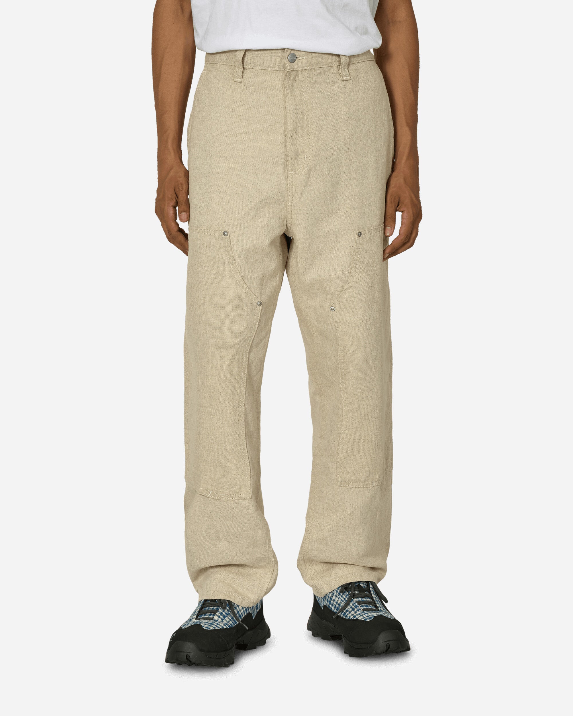 Carhartt WIP Walter Double Knee Pant Natural Rinsed Pants Casual I033580 0502