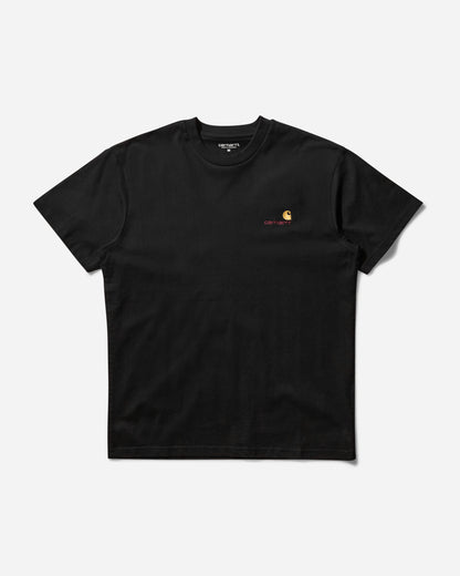 Carhartt WIP S/S American Script T-Shirt Black T-Shirts Shortsleeve I029956 89XX