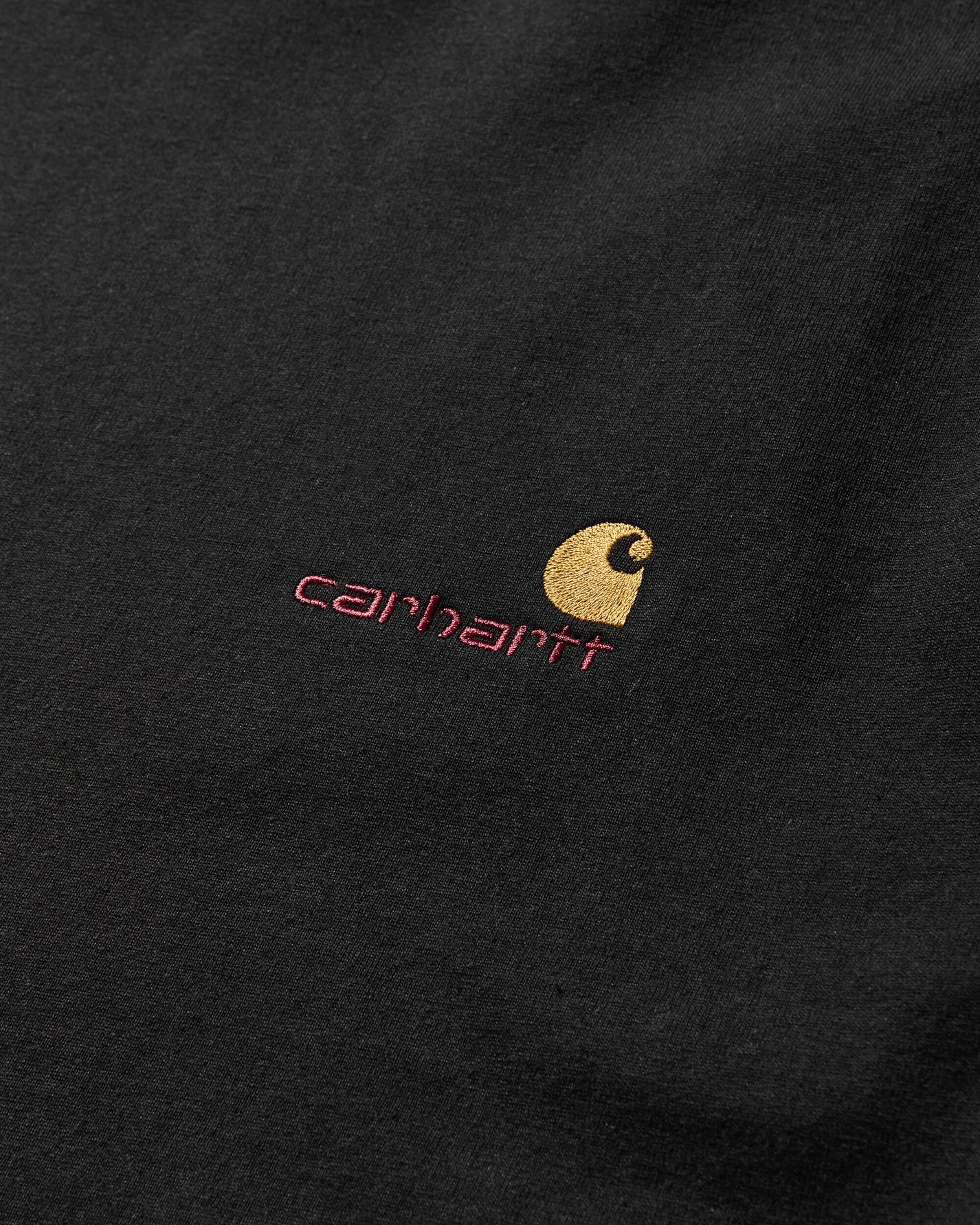 Carhartt WIP S/S American Script T-Shirt Black T-Shirts Shortsleeve I029956 89XX