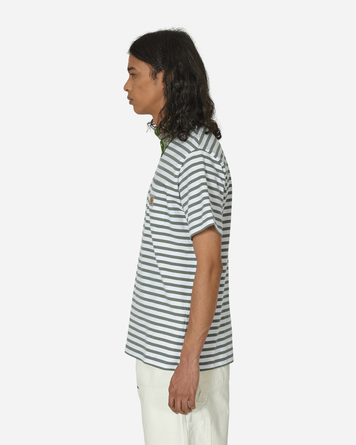 Carhartt WIP S/S Seidler Pocket T-Shirt Seidler stripe T-Shirts Shortsleeve I032311 1Z1XX