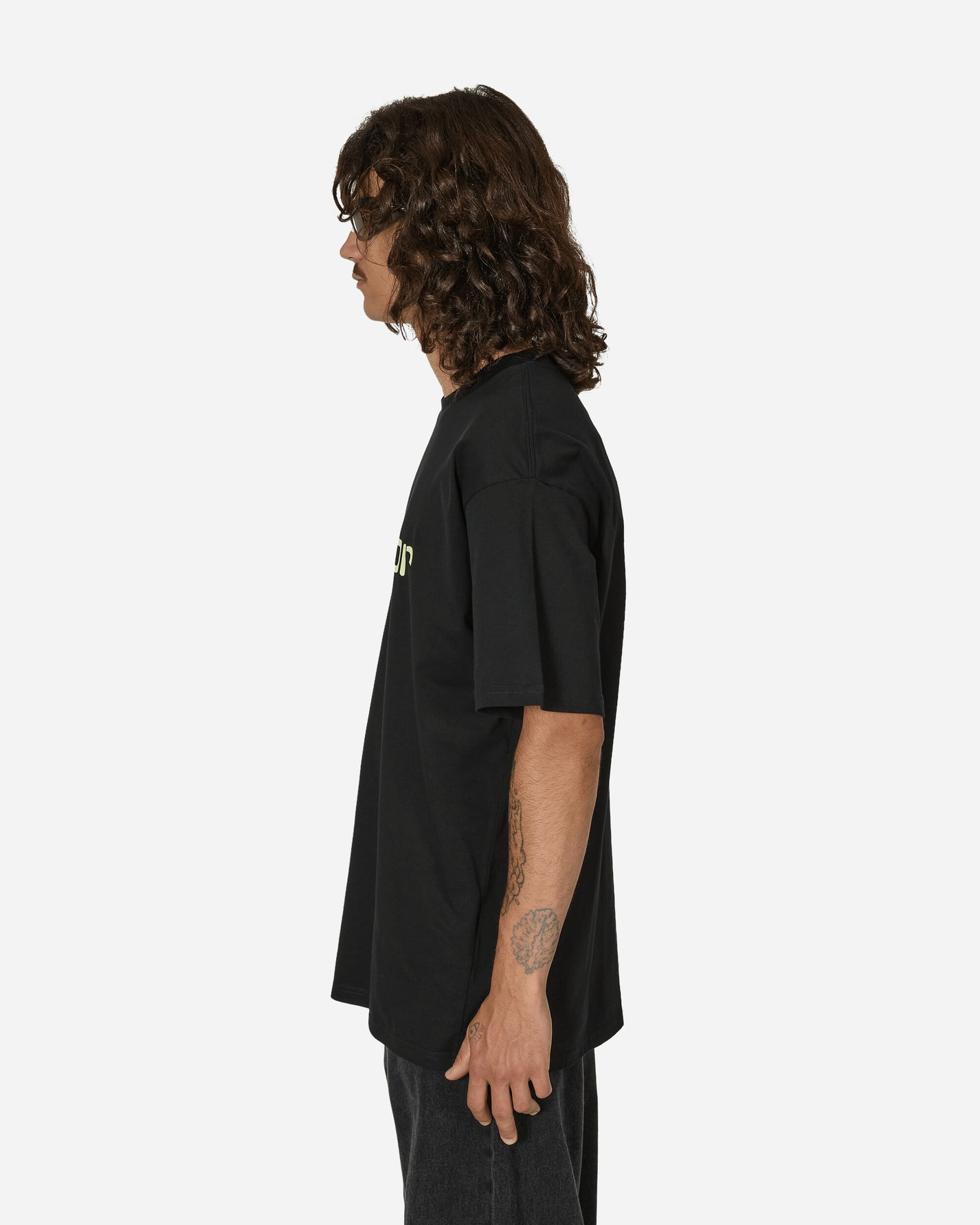 Carhartt WIP Techno Alliance S/S T-Shirt Black/Glow green T-Shirts Shortsleeve I032747 1XEXX