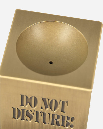 Carhartt WIP Do Not Disturb Incense Holder Gold Home Decor Incenses and Holders I034122 3KXX