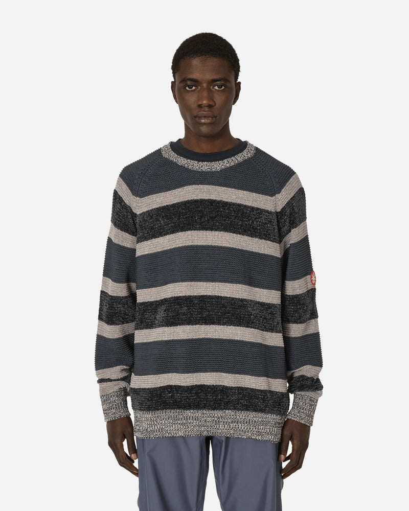Cav Empt 3 Colour Stripe Knit Grey Knitwears Sweaters CES25KN02 GRY