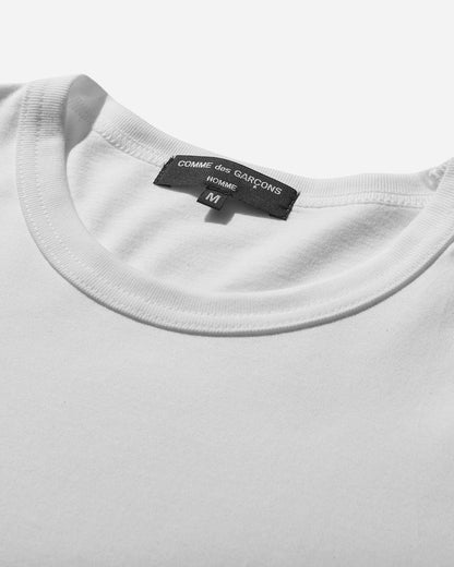 Comme Des Garçons Homme Men'S T-Shirt White T-Shirts Longsleeve HN-T102-W24 003