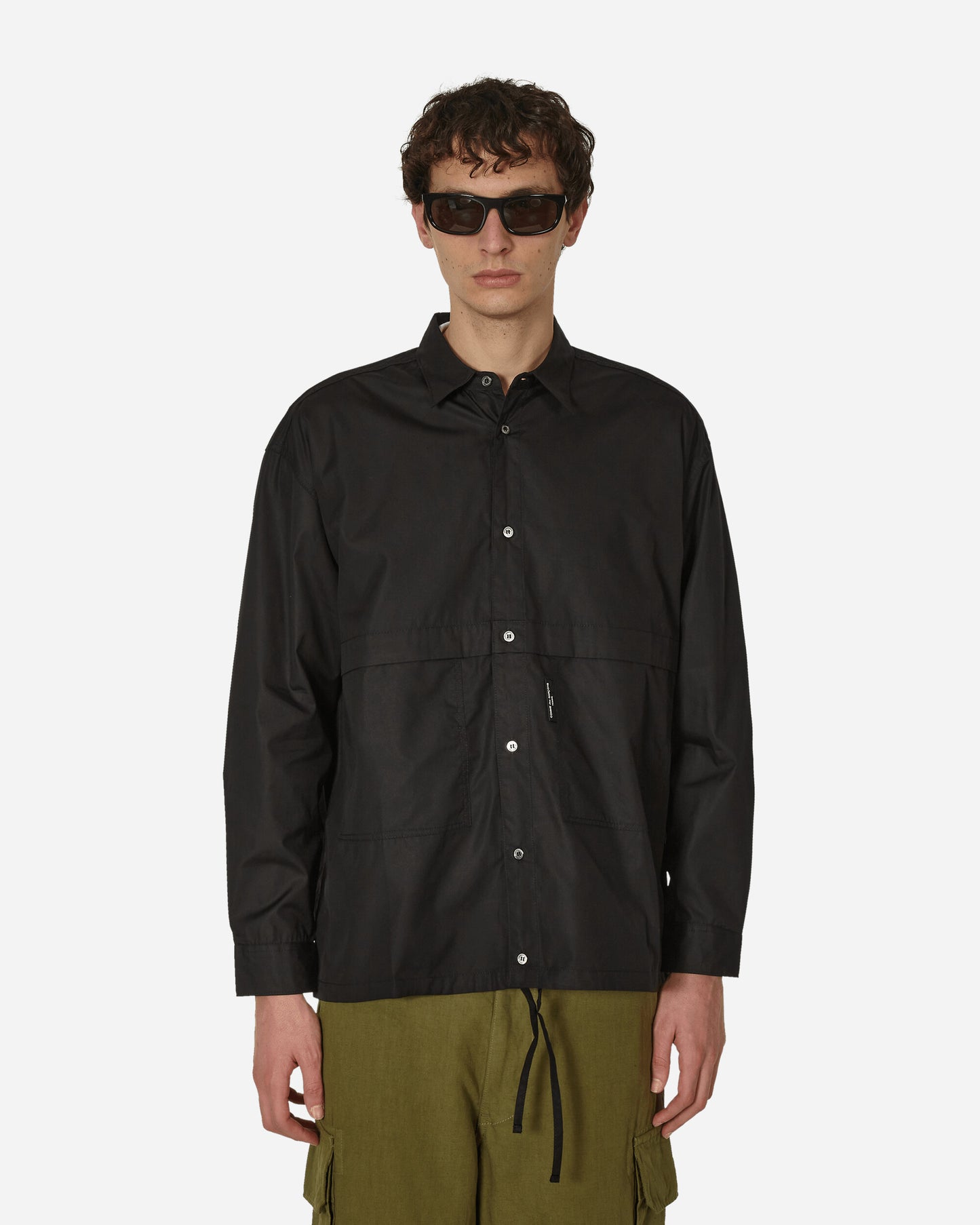 Comme Des Garçons Homme Men'S Shirt Black Shirts Longsleeve Shirt HM-B003-051 1