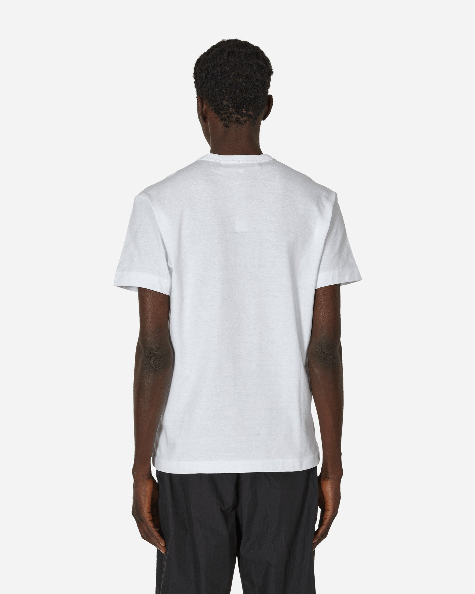 Comme Des Garçons Play T-Shirt Short Sleeve Knit WHITE T-Shirts Shortsleeve P1T064 B