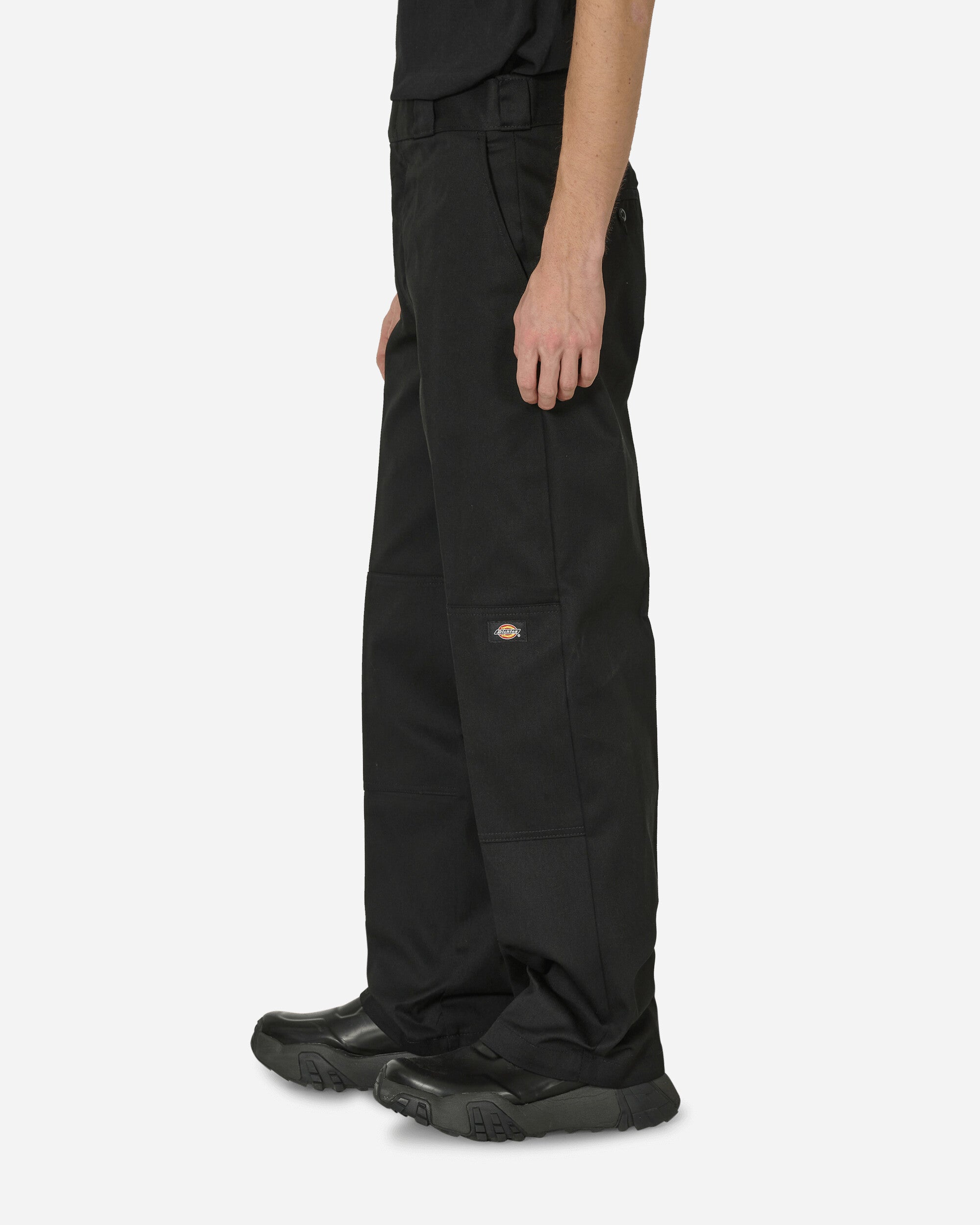 Dickies Double Knee Rec Black Pants Trousers DK0A4XK3 BLK1