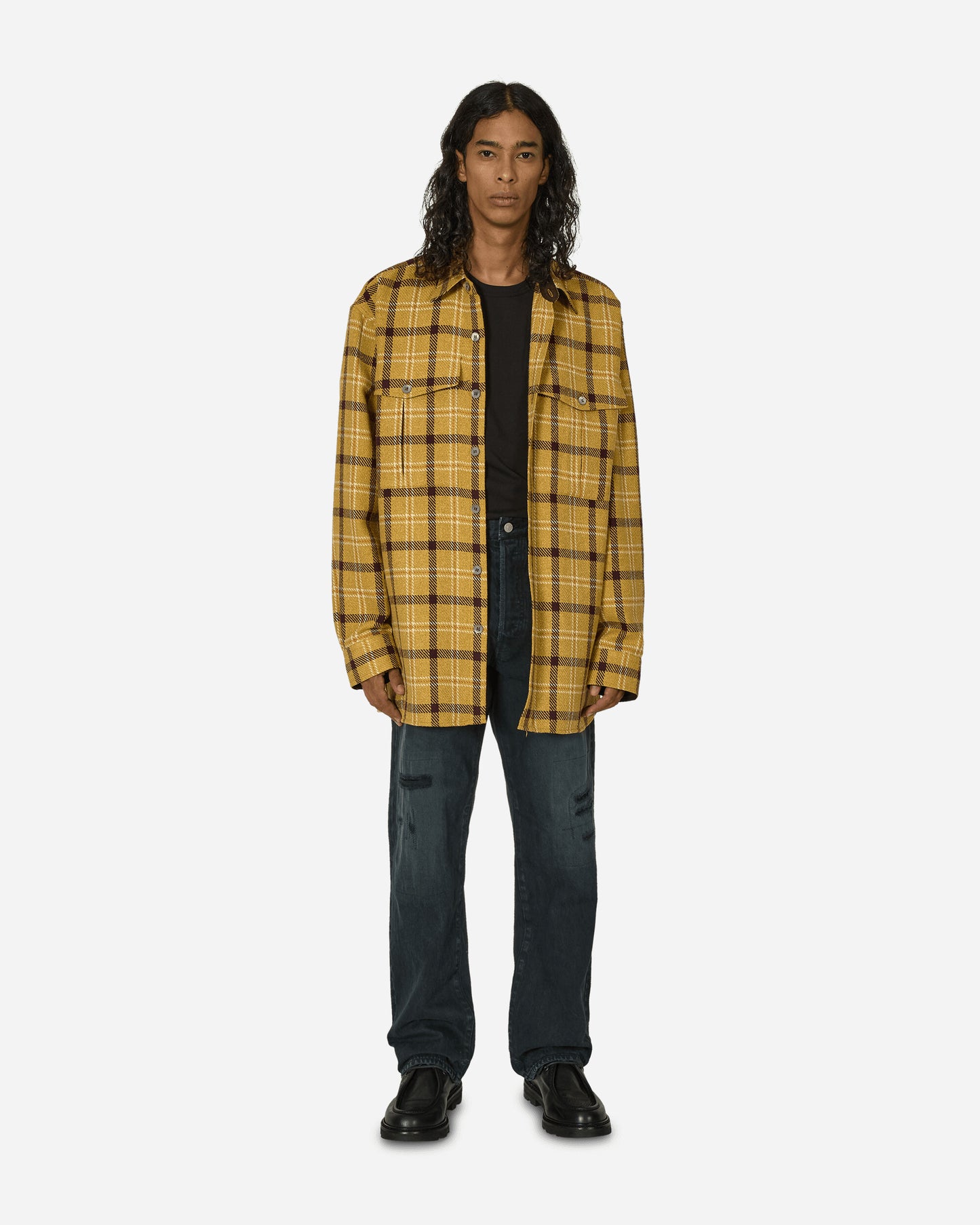 Dries Van Noten Calendo Shirt Yellow Shirts Longsleeve Shirt 020719-9292 202