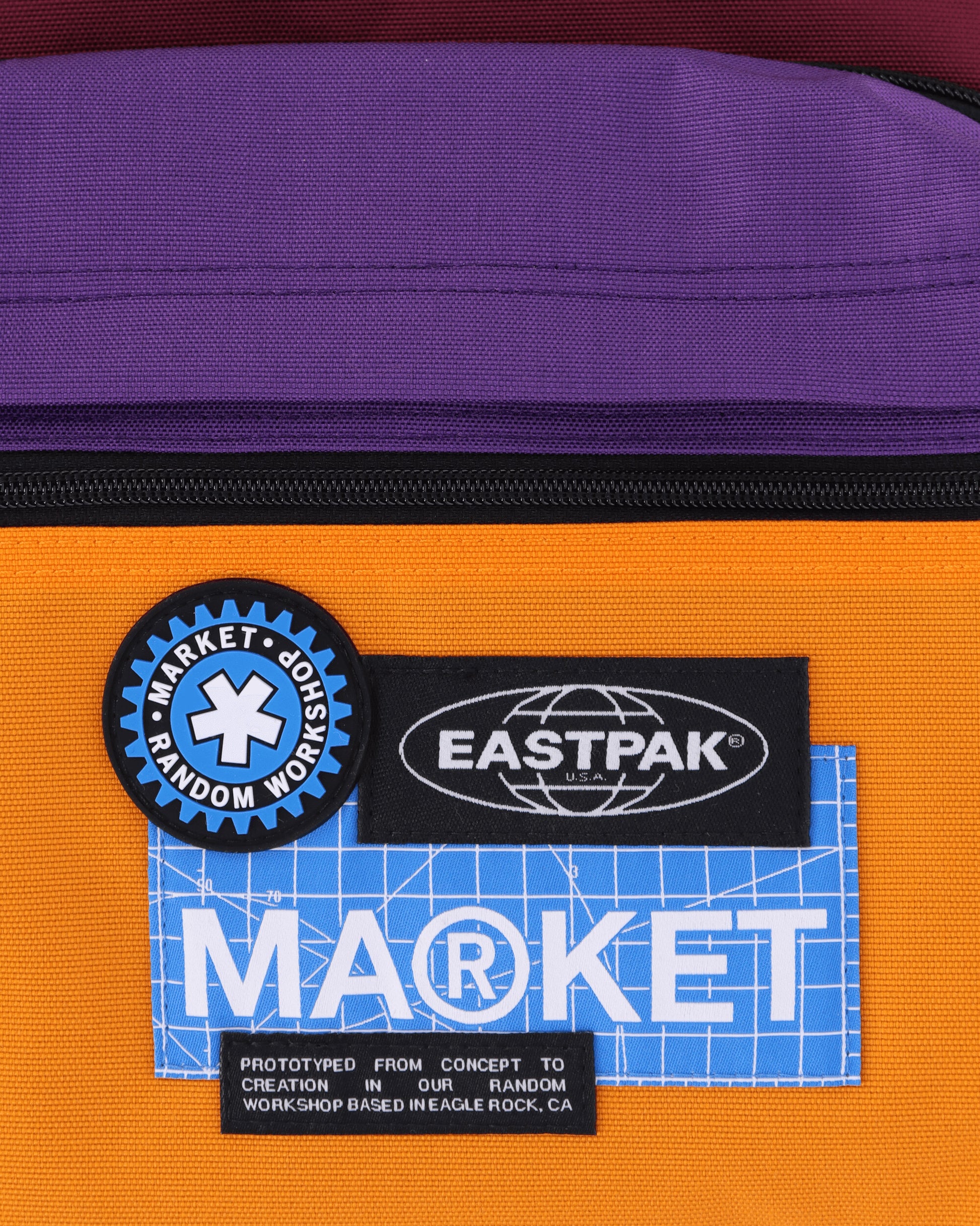Eastpak Eastpack X Mrkt Basketball Backpack Market Color Block Bags and Backpacks Backpacks EK0A5BIF 002