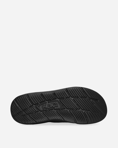 Hoka One One U Ora Luxe Wtaps JetBlack/White Sandals and Slides Slides 1155398-JLC