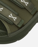 Hoka One One U Ora Luxe Wtaps FourLeafClover/White Sandals and Slides Slides 1155398-FFC