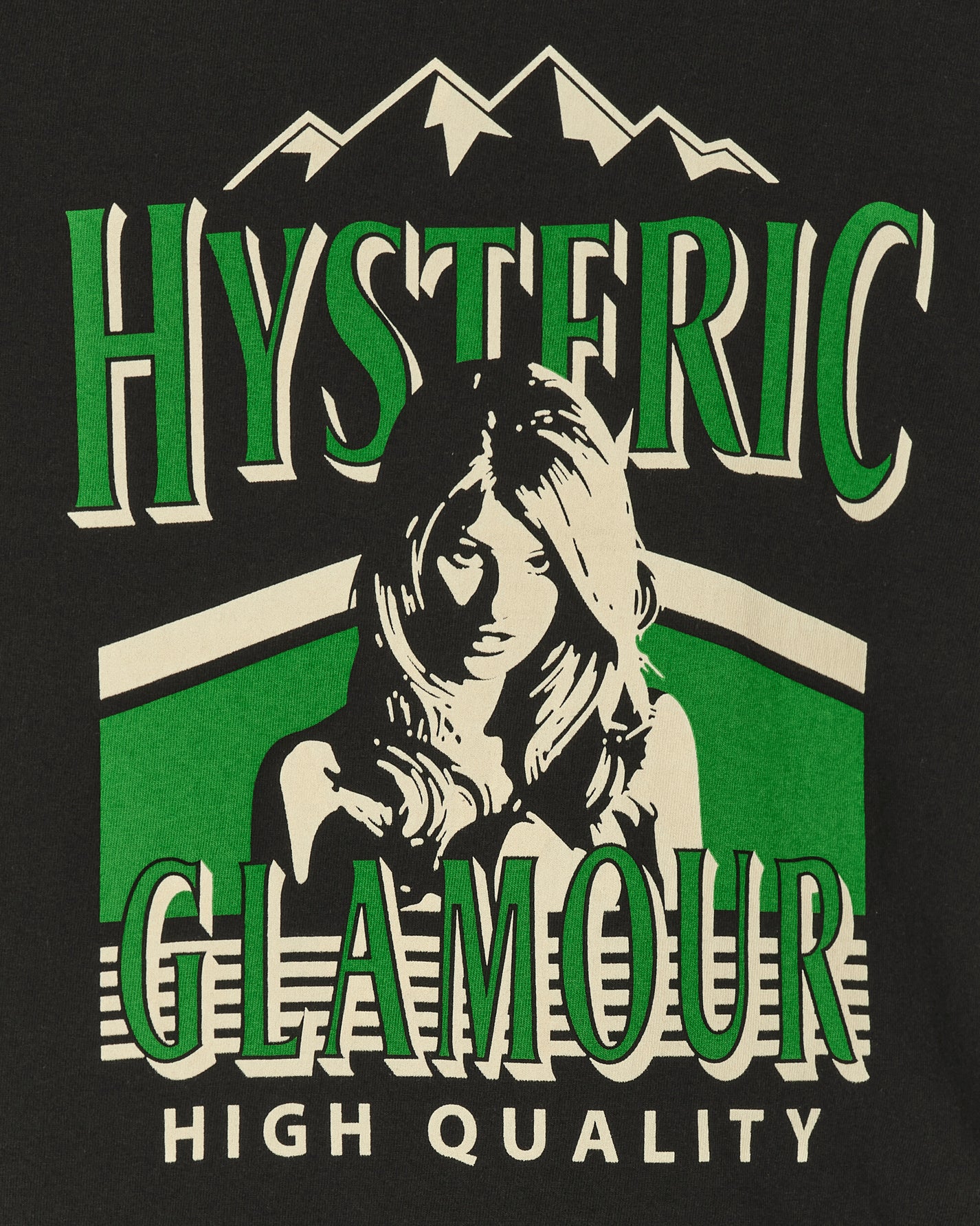 Hysteric Glamour Twin Peaks Black T-Shirts Longsleeve 02241CL05 C1