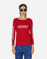 Hysteric Glamour Wmns Vixen Girl Red T-Shirts Longsleeve 01241CL069 A
