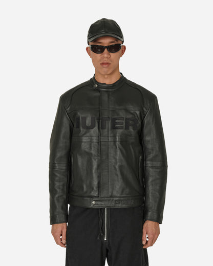Iuter Iuter Leather Jacket Black Coats and Jackets Leather Jackets 23WIJC60 BLACK