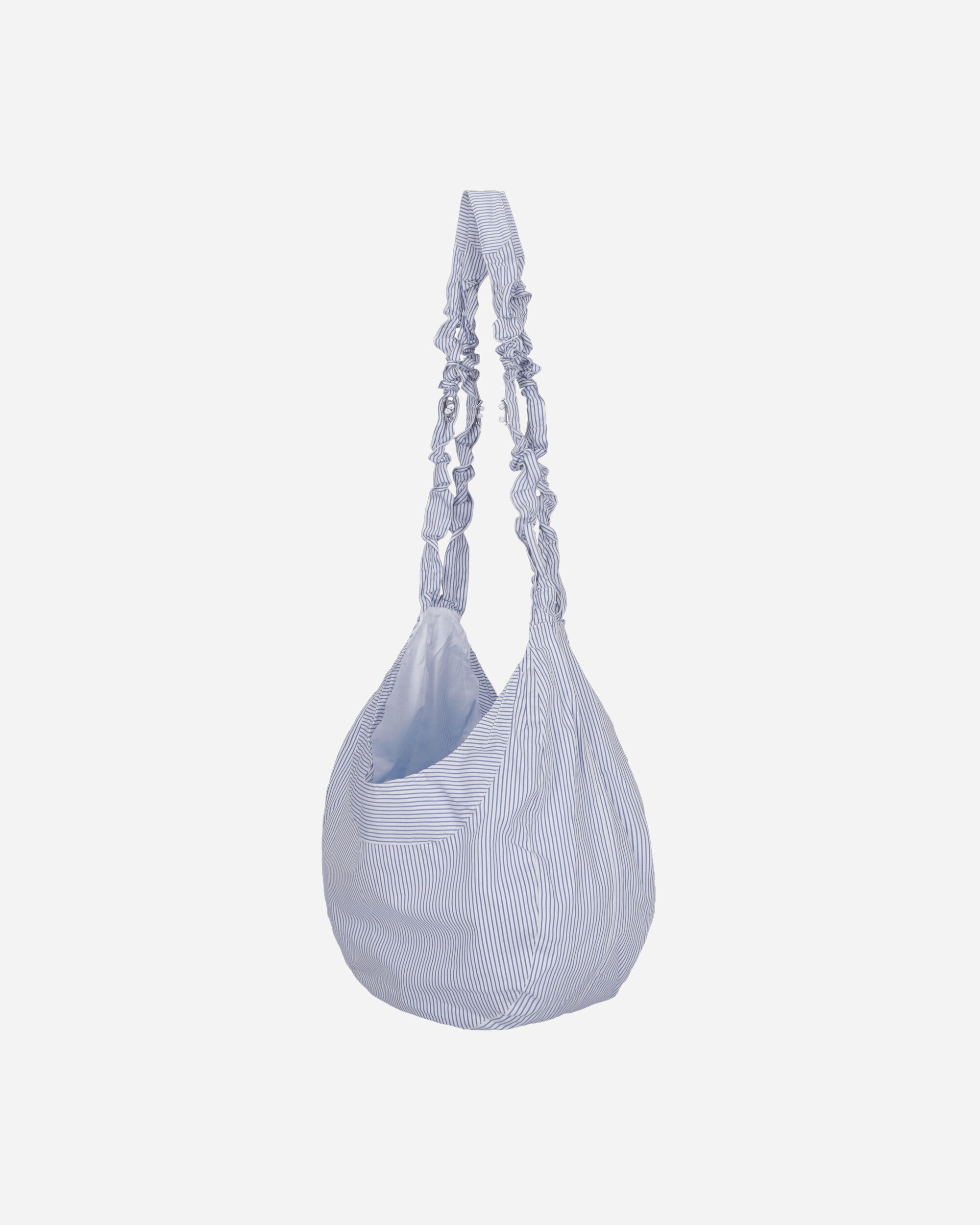 _J.L-A.L_ Torsade Bag White Blue Stripe Bags and Backpacks Shoulder Bags JBUW201FA01 WTH0007