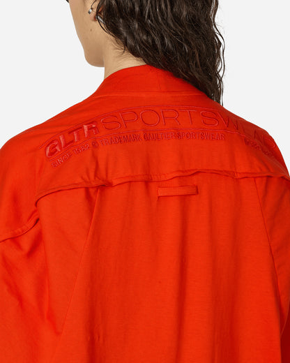 Jean Paul Gaultier Wmns Jersey Long T-Shirt Red T-Shirts Shortsleeve TS068B-J063 30