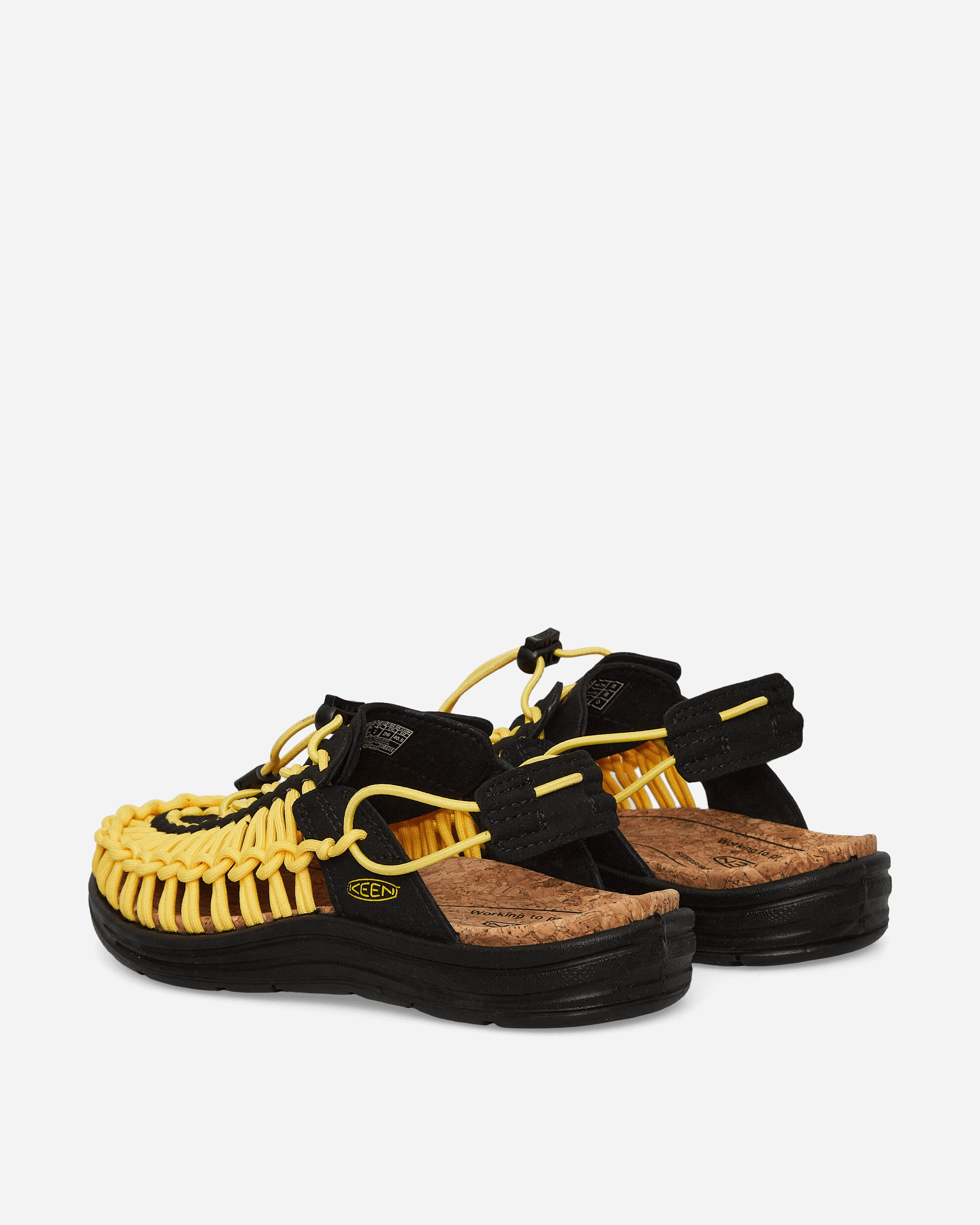 Keen Uneek Ii Black/Keen Yellow Sandals and Slides Sandals and Mules 1028665 001