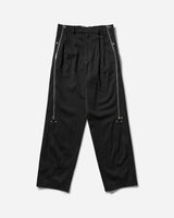 Kiko Kostadinov Knox Trouser W Zip Ravel Black Pants Casual KKAW24T05 021