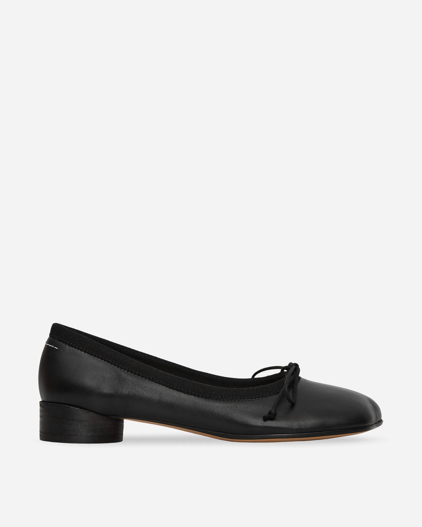 MM6 Maison Margiela Wmns Ballet Shoe Black Classic Shoes Flat Shoes S59WZ0096 T8013