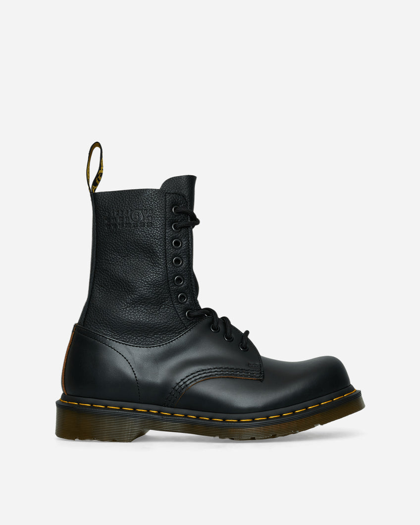 MM6 Maison Margiela 1490 10 Eye - Twisted And Reimagined - 85 Last Black / Black Boots Mid Boot S66WU0126P8030 H6851