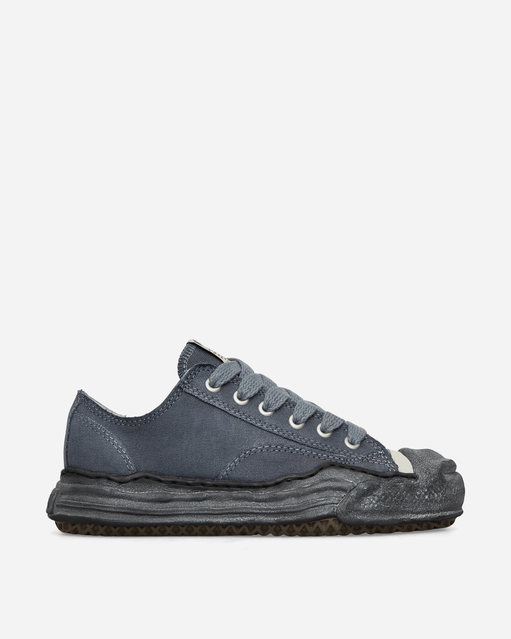 Hank OG Sole Over-Dyed Canvas Low Sneakers Black