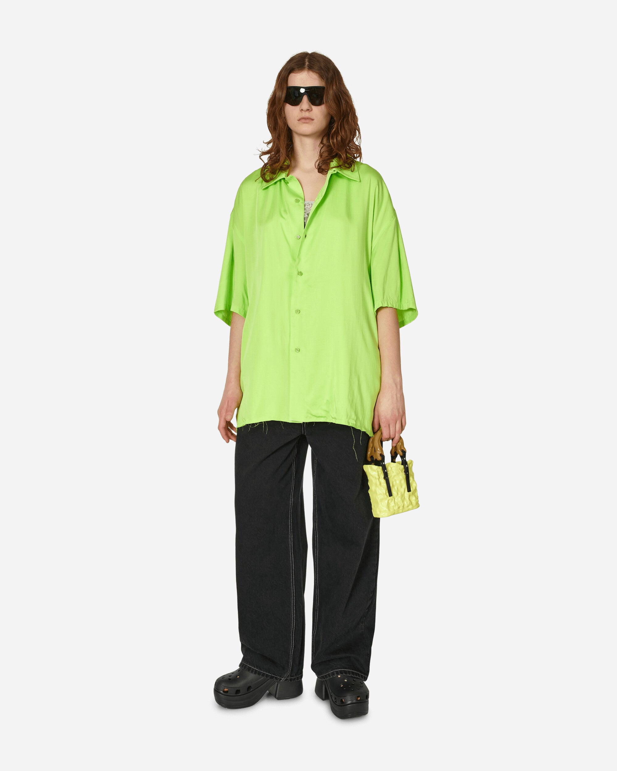 Camisole Shirt Lime / Irridescent