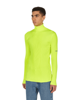 Martine Rose Ribbed Capo Fluo Yellow Knitwears Turtleneck M926KW MR023