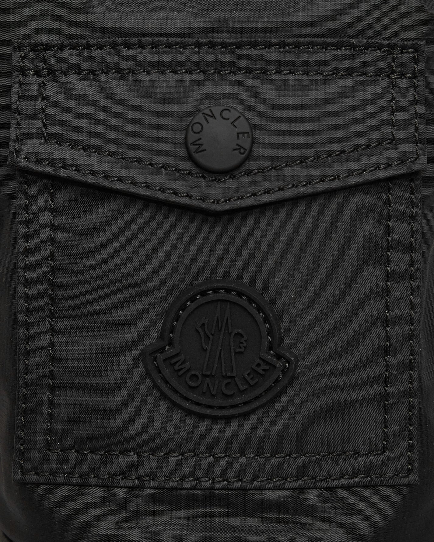 Moncler Mini Drawstring Phone Case Black Bags and Backpacks Pouches 6B00006M3815 999