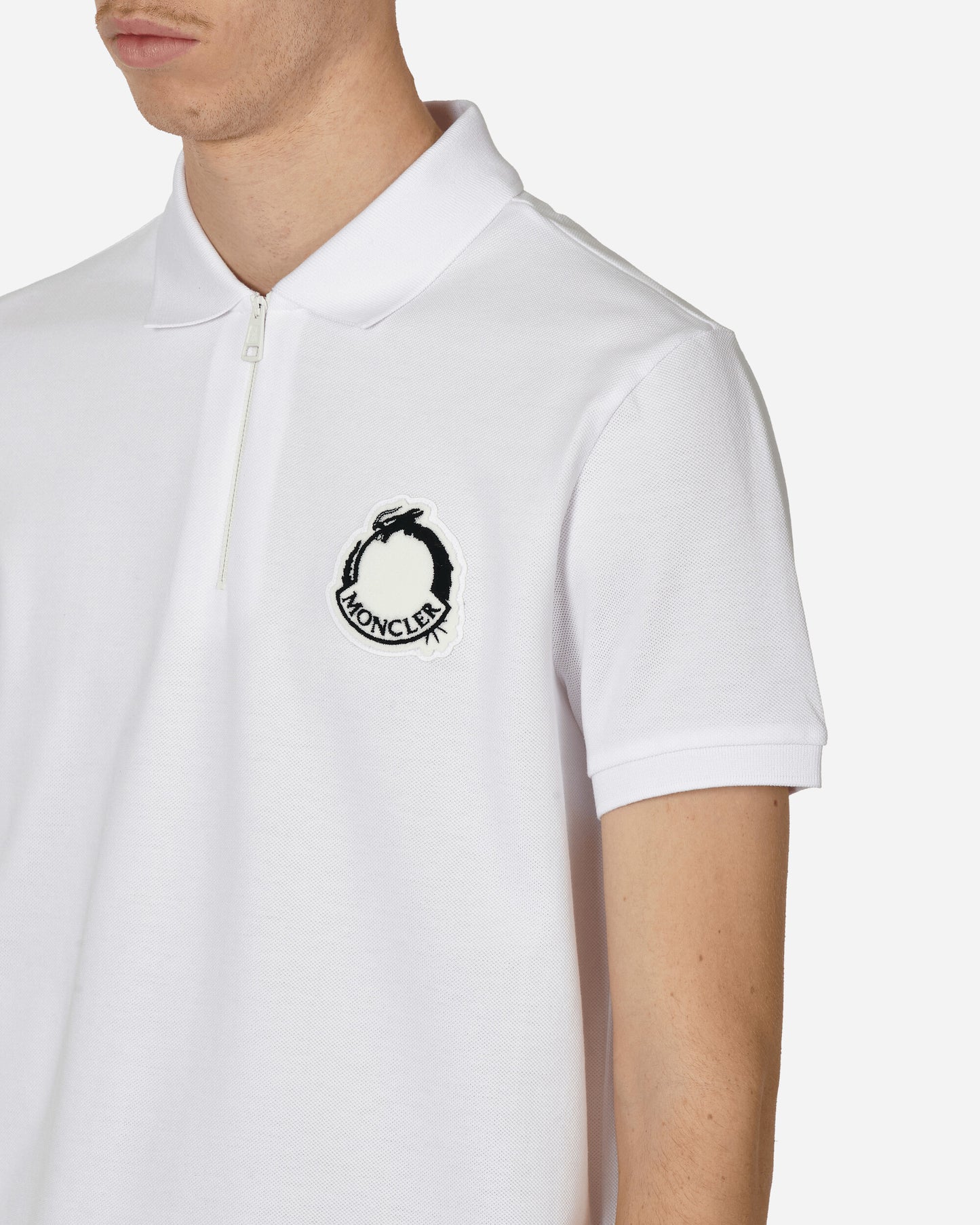 Moncler Ss Polo Chinese New Year White T-Shirts Polo 8A0001089A16 00A