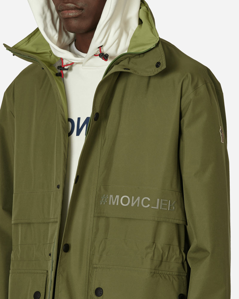 Moncler Grenoble Steig Long Parka Day-Namic Olive Coats and Jackets Coats 1C0000154AL5 820