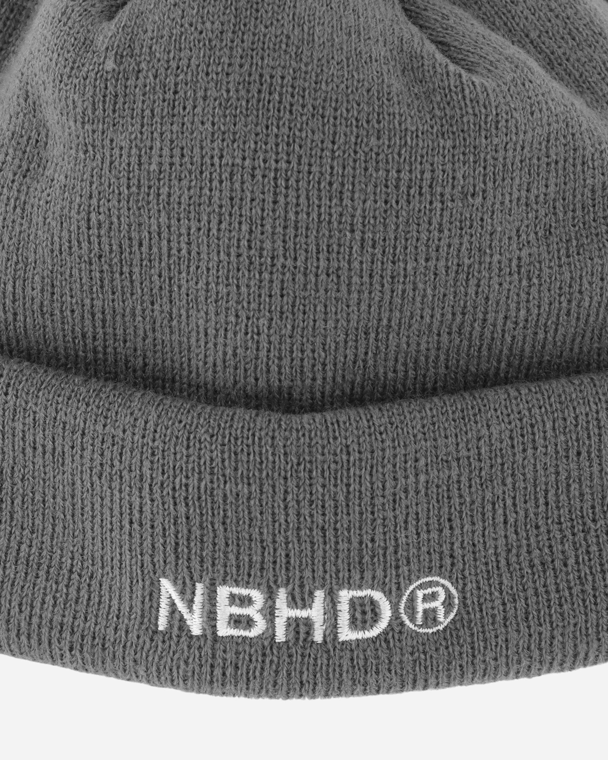 Neighborhood Beanie Mini Gray Hats Beanies 242YGNH-HT02 GY