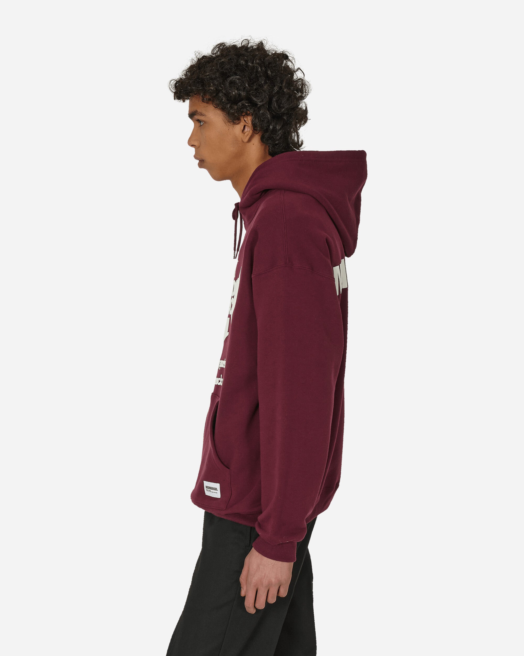 Neighborhood Nh × Major Force . Sweatparka Ls Burgundy Sweatshirts Hoodies 232UWMFN-CM02S BU