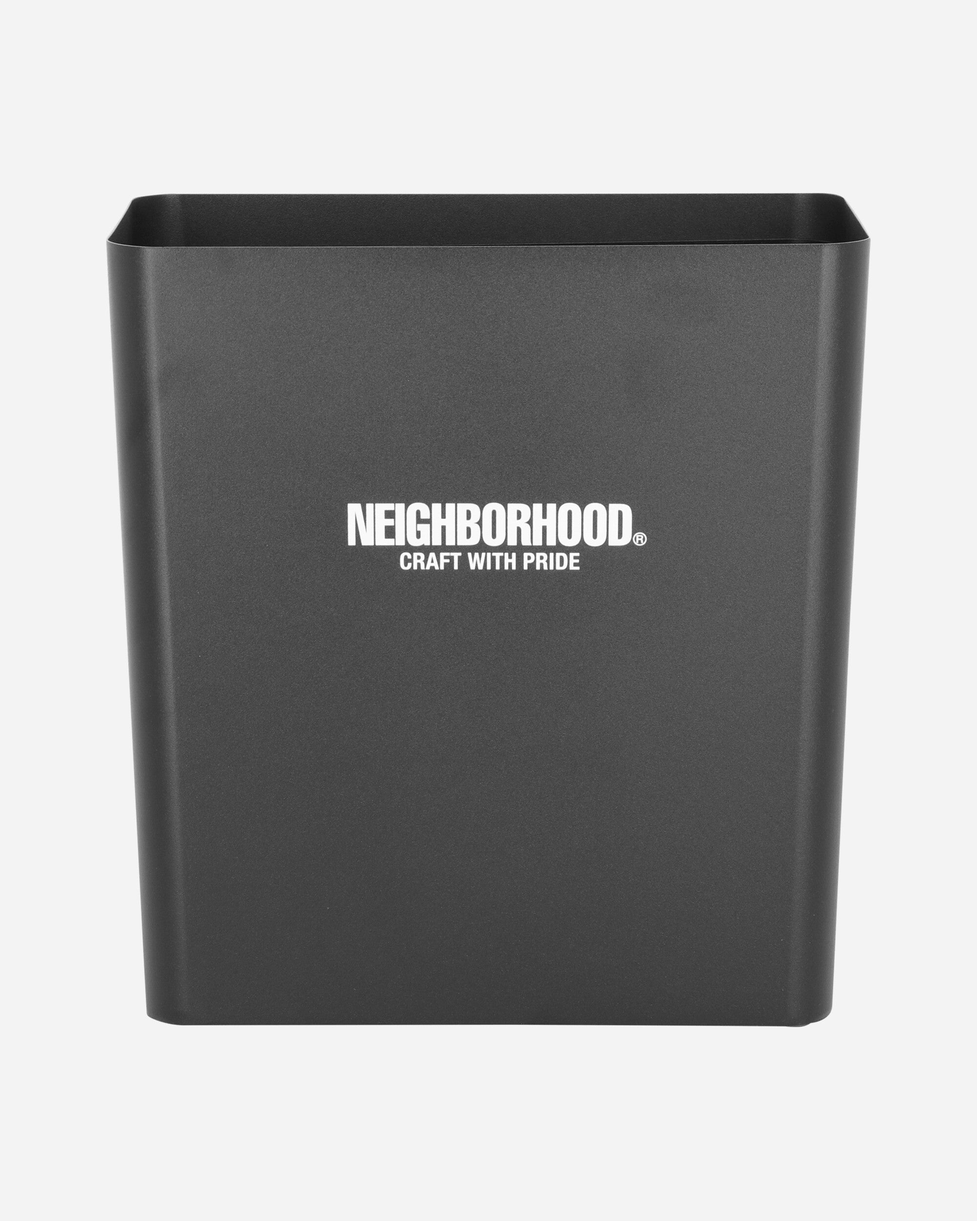 Neighborhood Logo Trash Can Black Home Decor Pots and Vases 242YJNH-AC02 BK