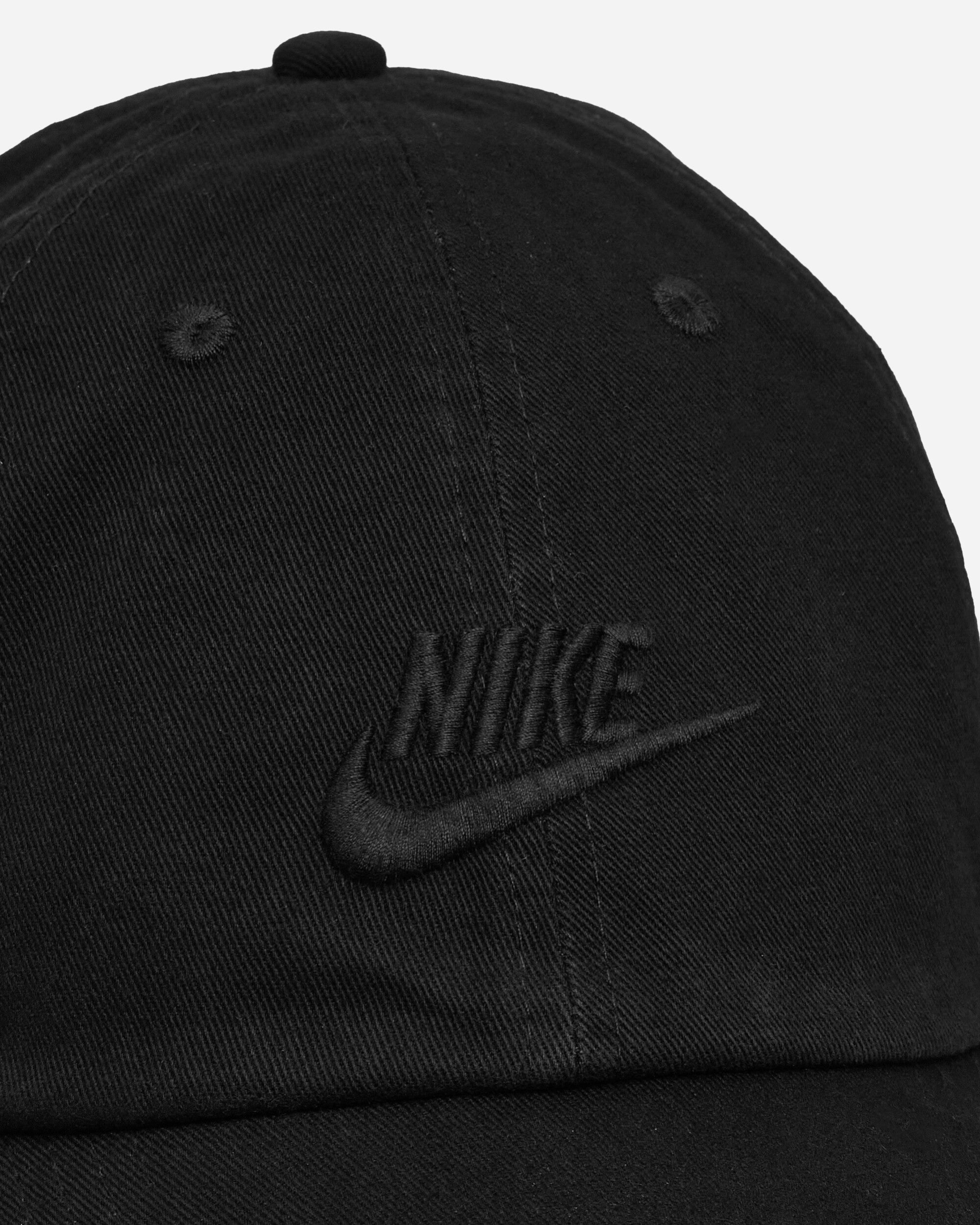 Nike U Nk Club Cap U Cb Fut Wsh L Black/Black Hats Caps FB5368-010