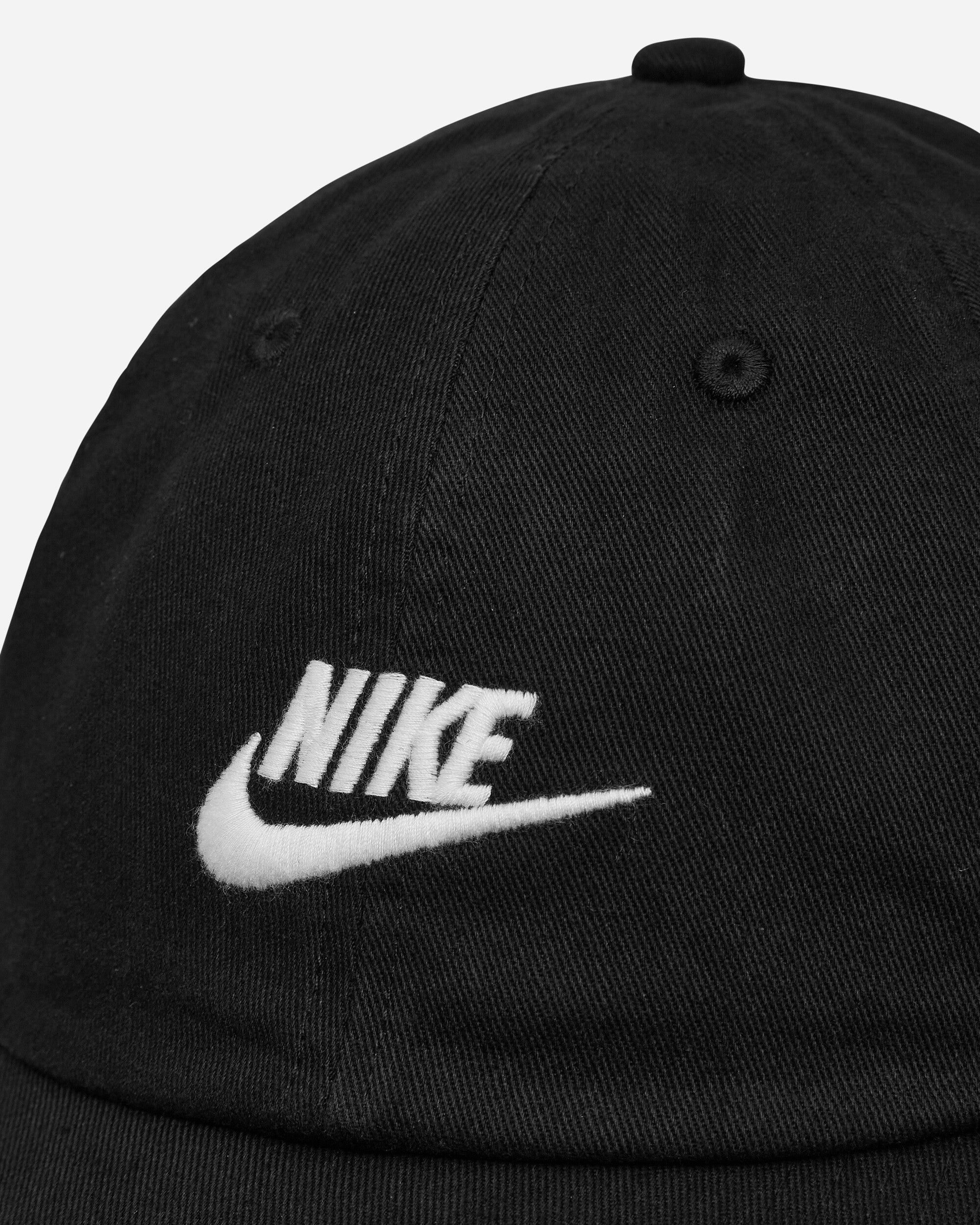 Nike U Nk Club Cap U Cb Fut Wsh L Black/White Hats Caps FB5368-011