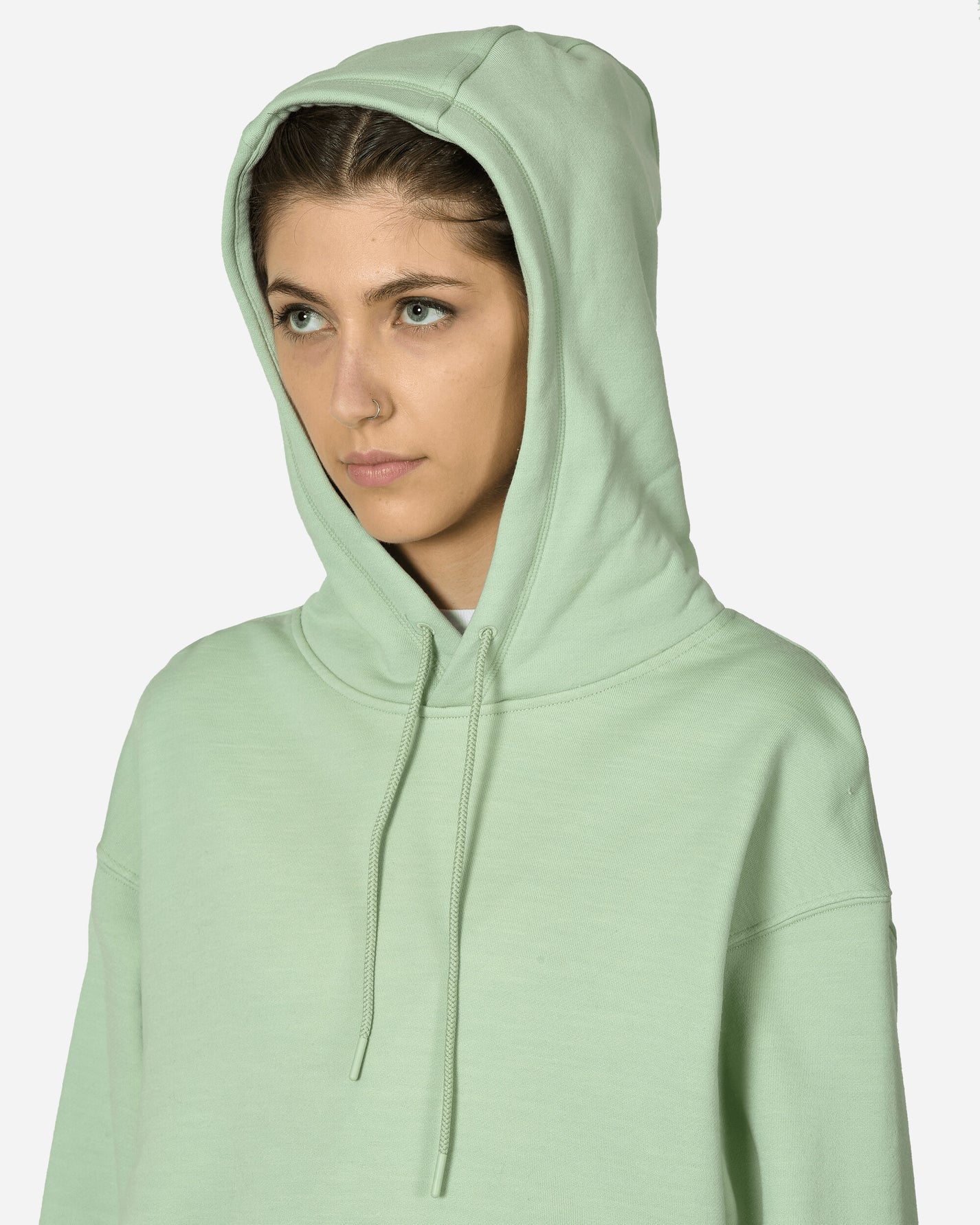 Nike U Nk Wool Classics Hoodie Honeydew Sweatshirts Hoodies FV4878-343