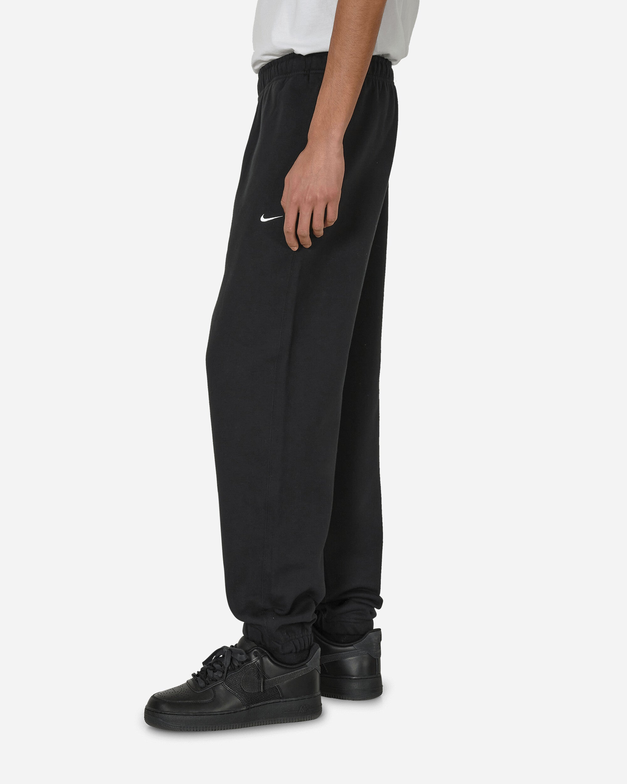 Nike M Nk Solo Swsh Flc Cf Pant Black/White Pants Sweatpants DX1364-010